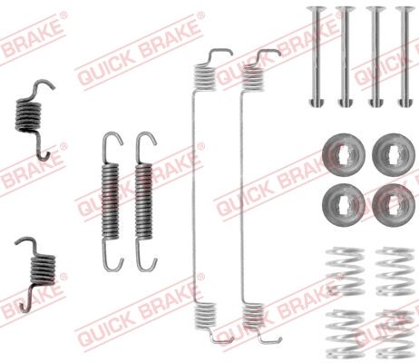 QUICK BRAKE priedų komplektas, stabdžių trinkelės 105-0777